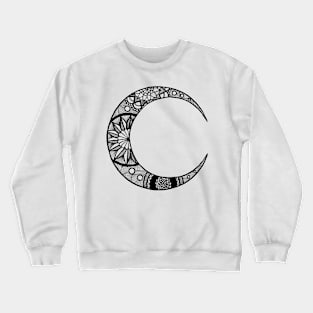 Moon Design For Moon Lovers Crewneck Sweatshirt